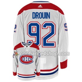 Adidas Maillot de Hockey Montreal Canadiens JONATHAN DROUIN 92 Blanc Authentic - Homme